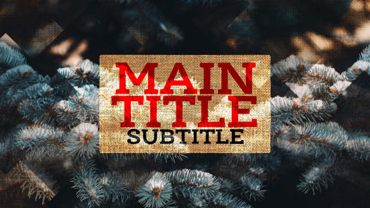 Rustic Christmas Sermon