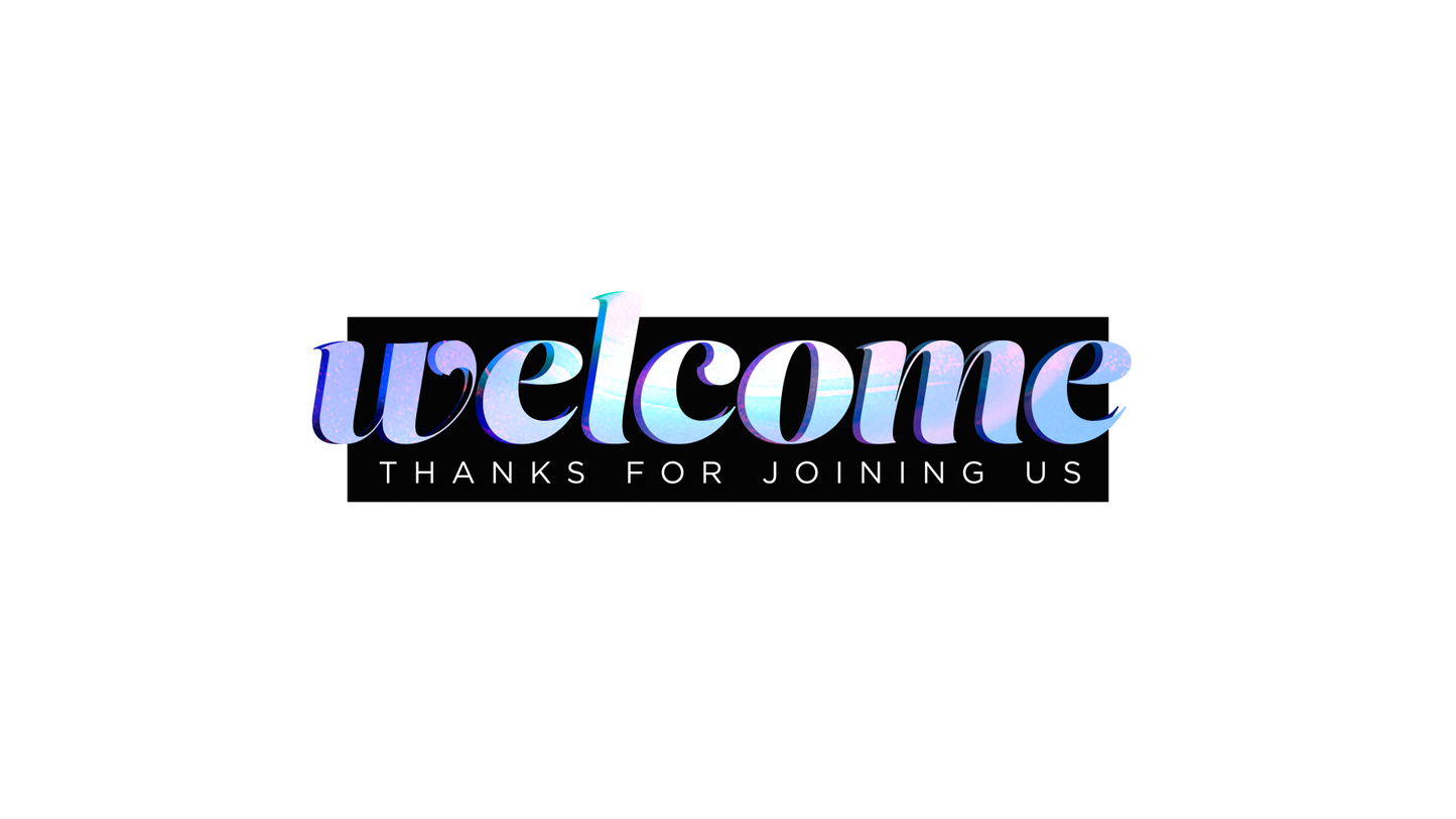 Fractal Glow Overlay Welcome