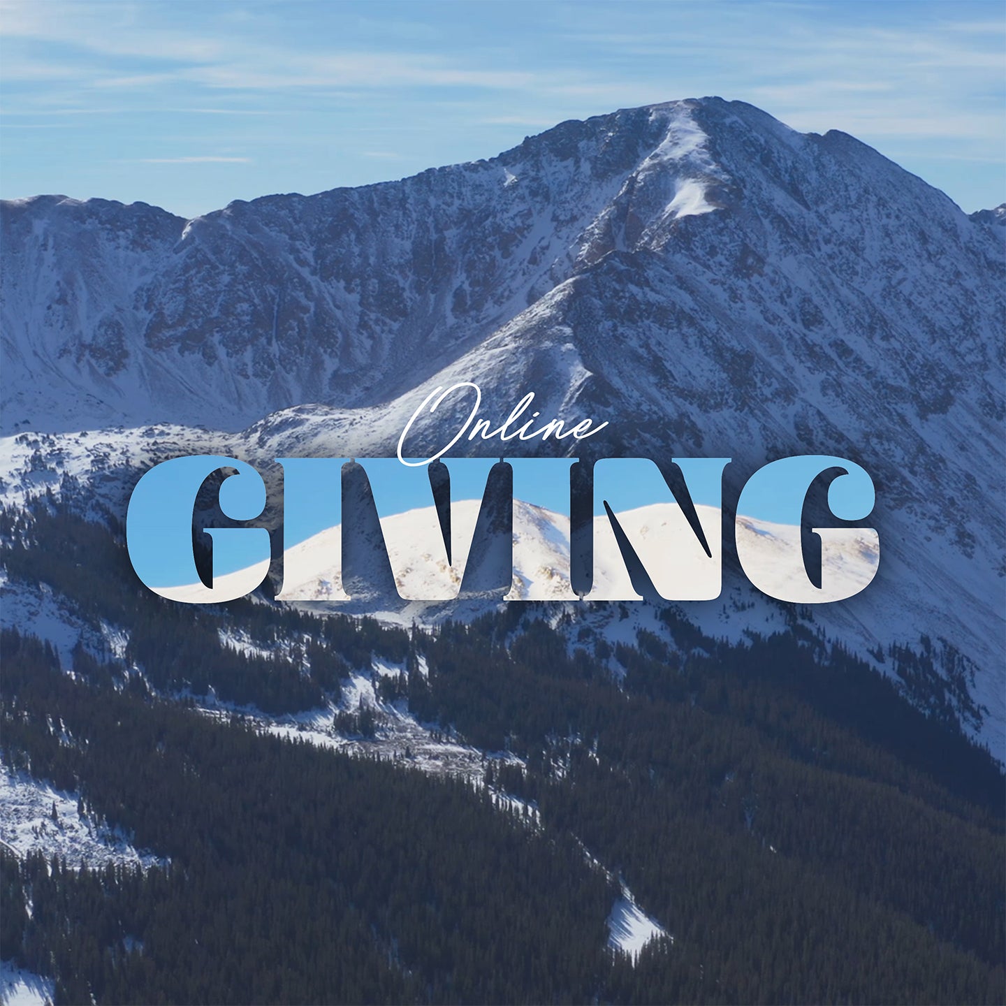 Mountain Snow Online Giving