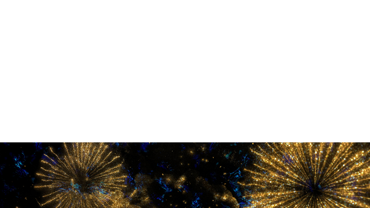 Sparkle Lower Third Full Blank Large Transparency