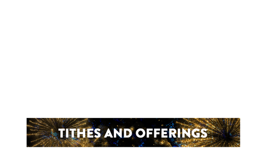 Sparkle Lower Third Tithes Offering Transparency
