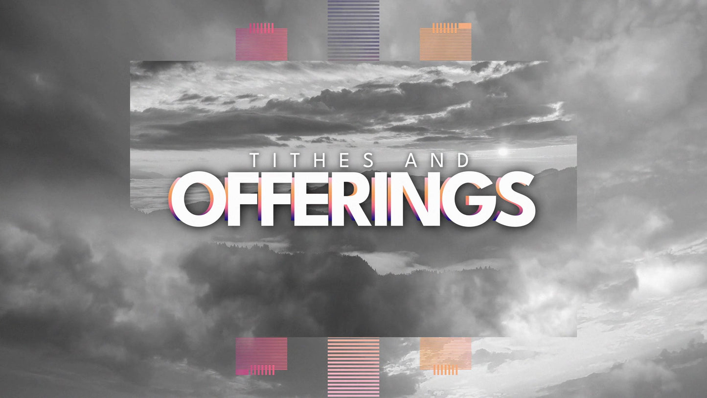 Monochrome Tithes And Offerings