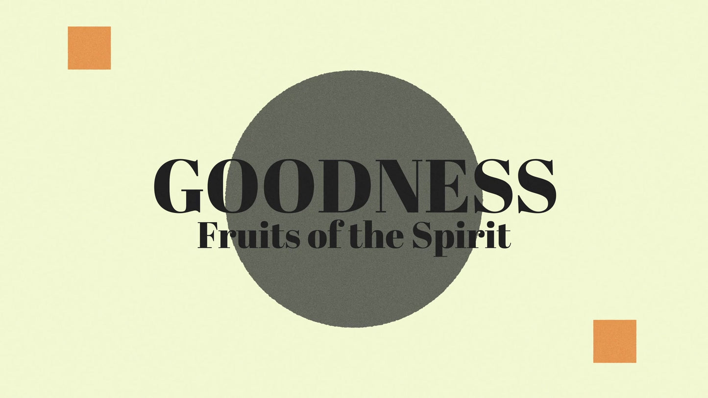 Retro Color Fruits Of The Spirit Goodness