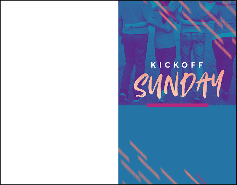Fall Kickoff Bulletin Printable | Shift Worship