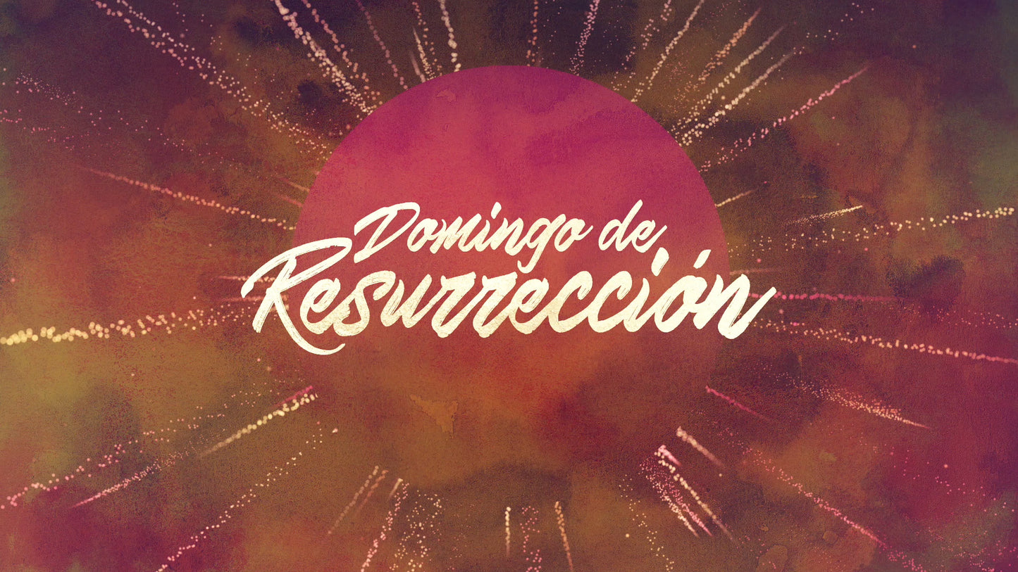 Particle Rays Easter Title (Spanish) Still