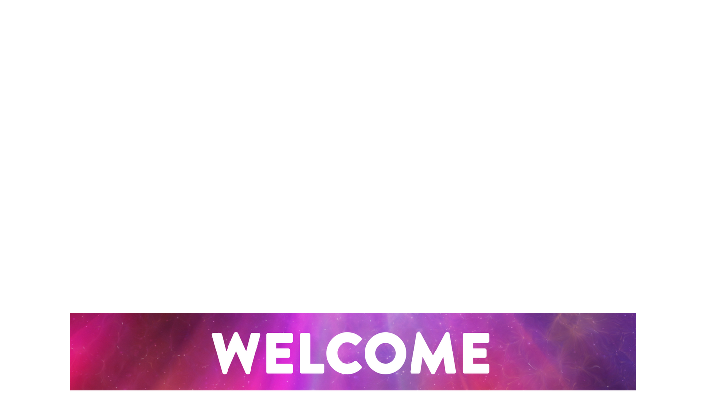 Universe Glow Lower Third Welcome