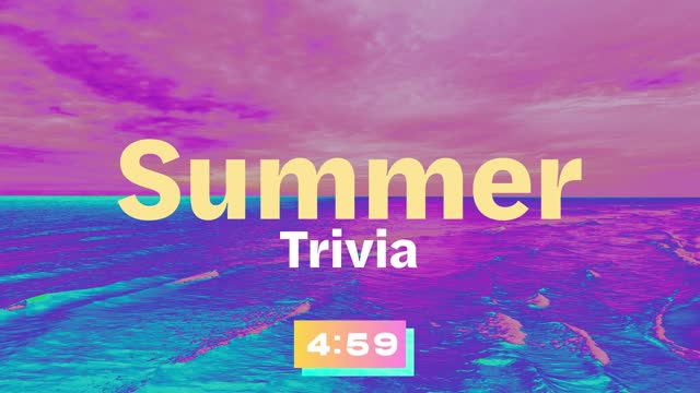 Summer Trivia Countdown