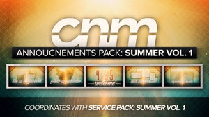 Summertime Announcements