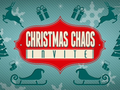 Christmas Chaos Invite