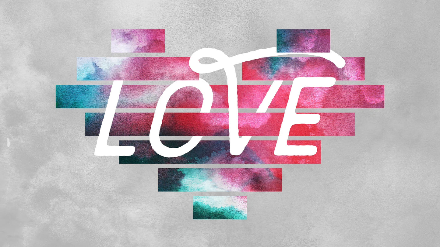 Geo Clouds Heart Love Still