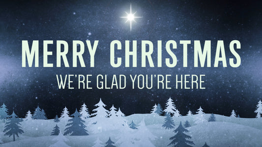 Christmas Forest Blue Welcome 2 Still