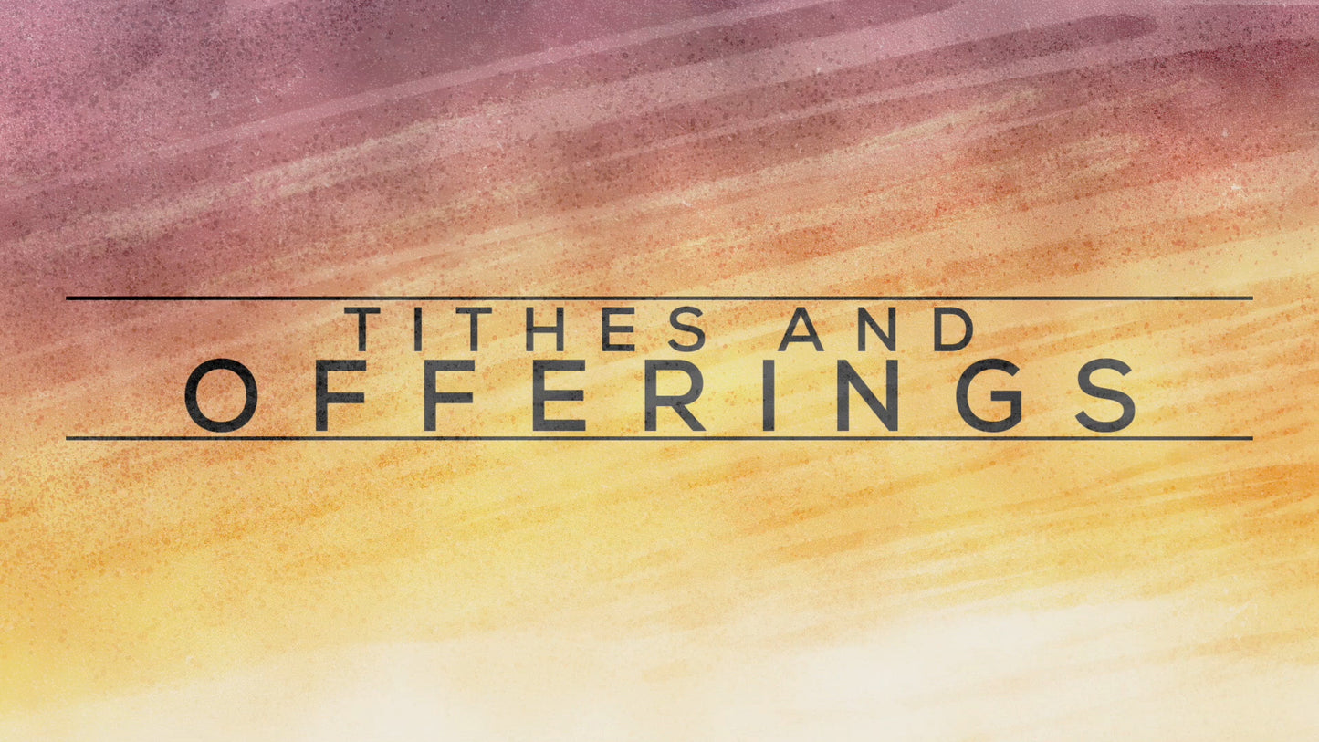 Painted Spring Tithes & Offerings Still