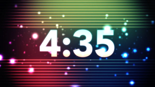 Retro Lines Countdown