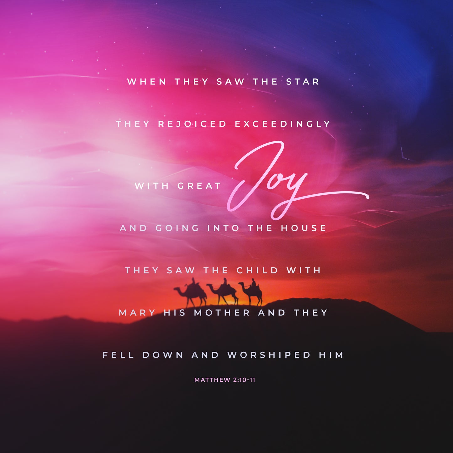 Matthew 2:10-11