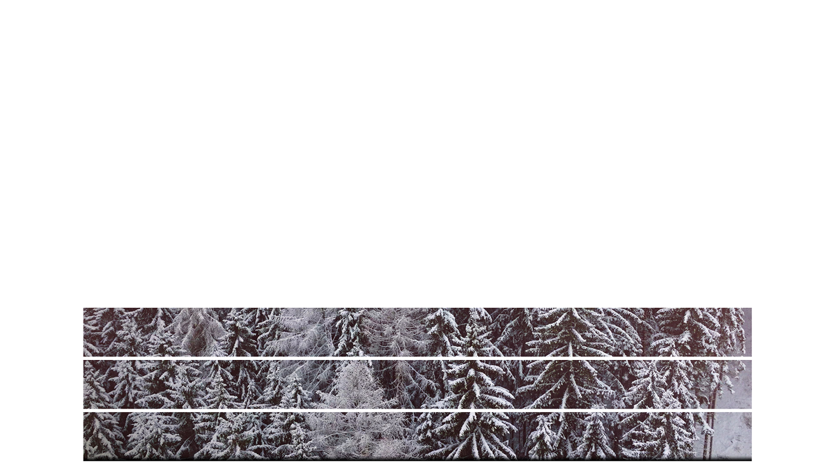 Retro Winter Lower Third Blank 03 Transparency
