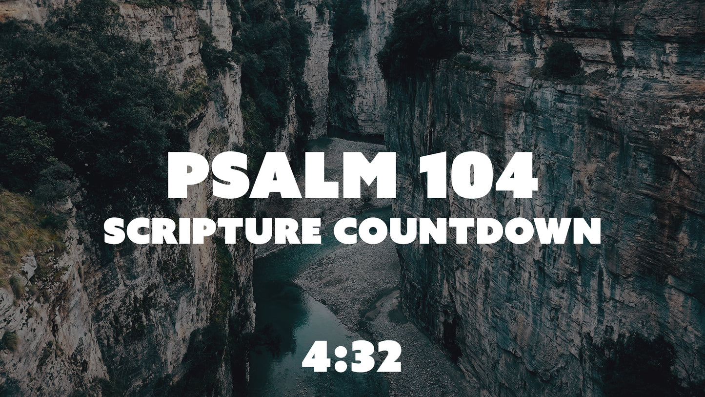 Spring in Osumi Scripture Countdown