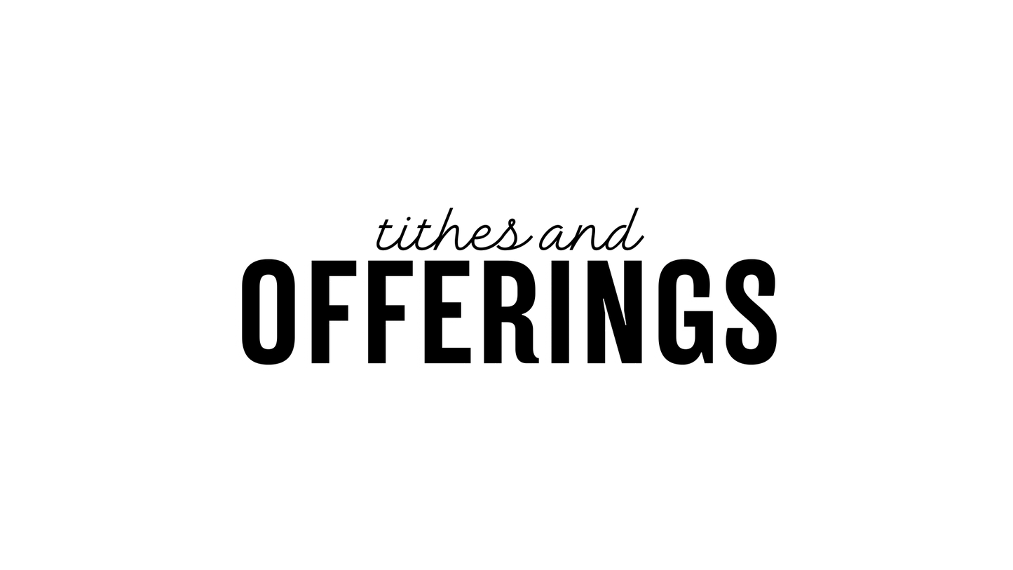 Bhm Tithes And Offerings