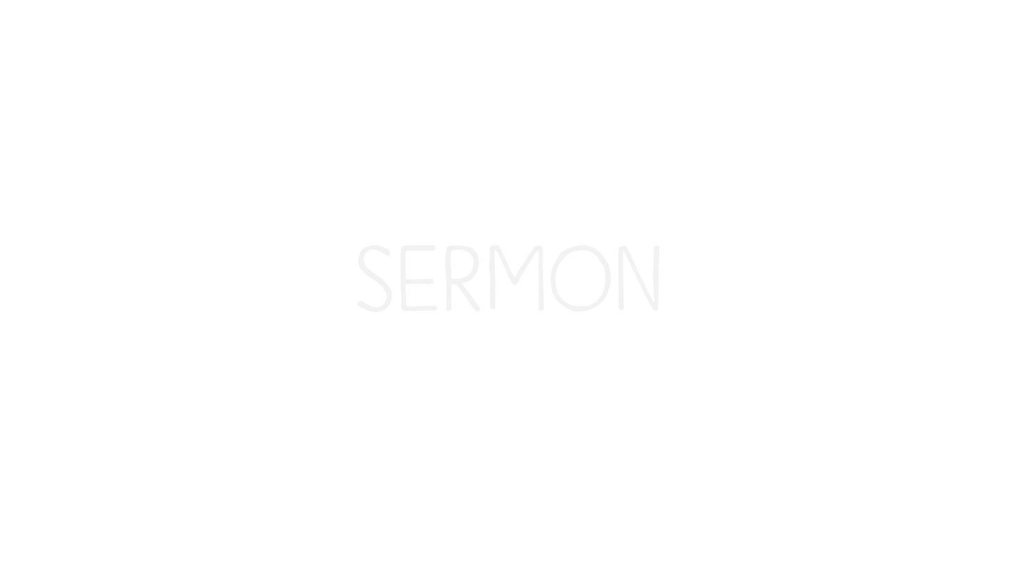 Big Sky Sermon