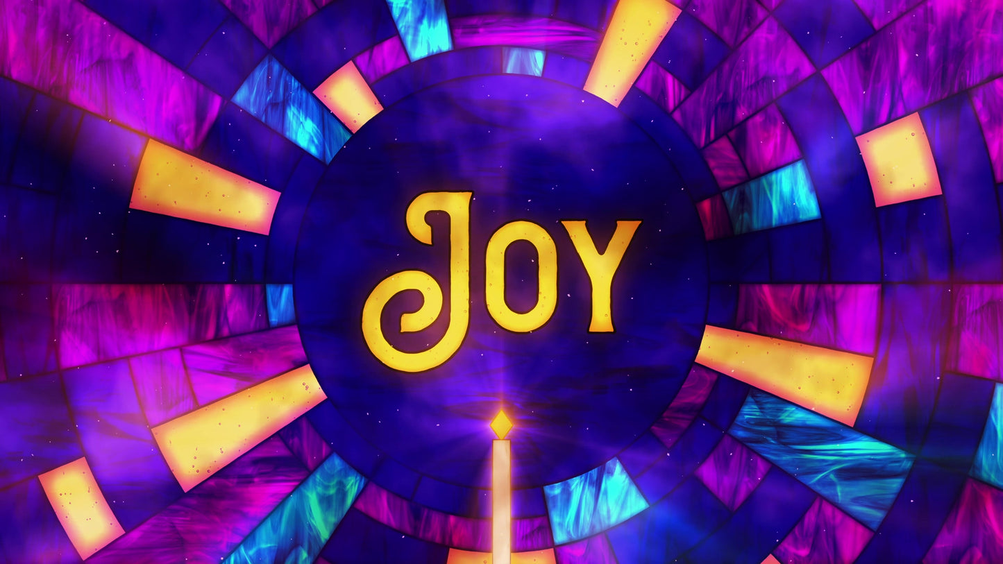 Stained Glass Christmas Joy