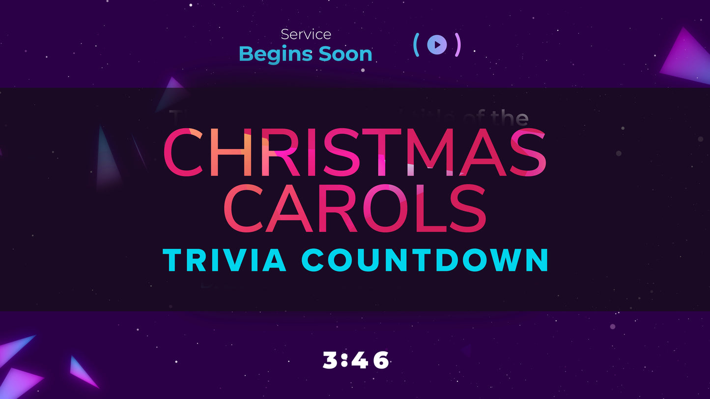 Retro Christmas Trivia Countdown