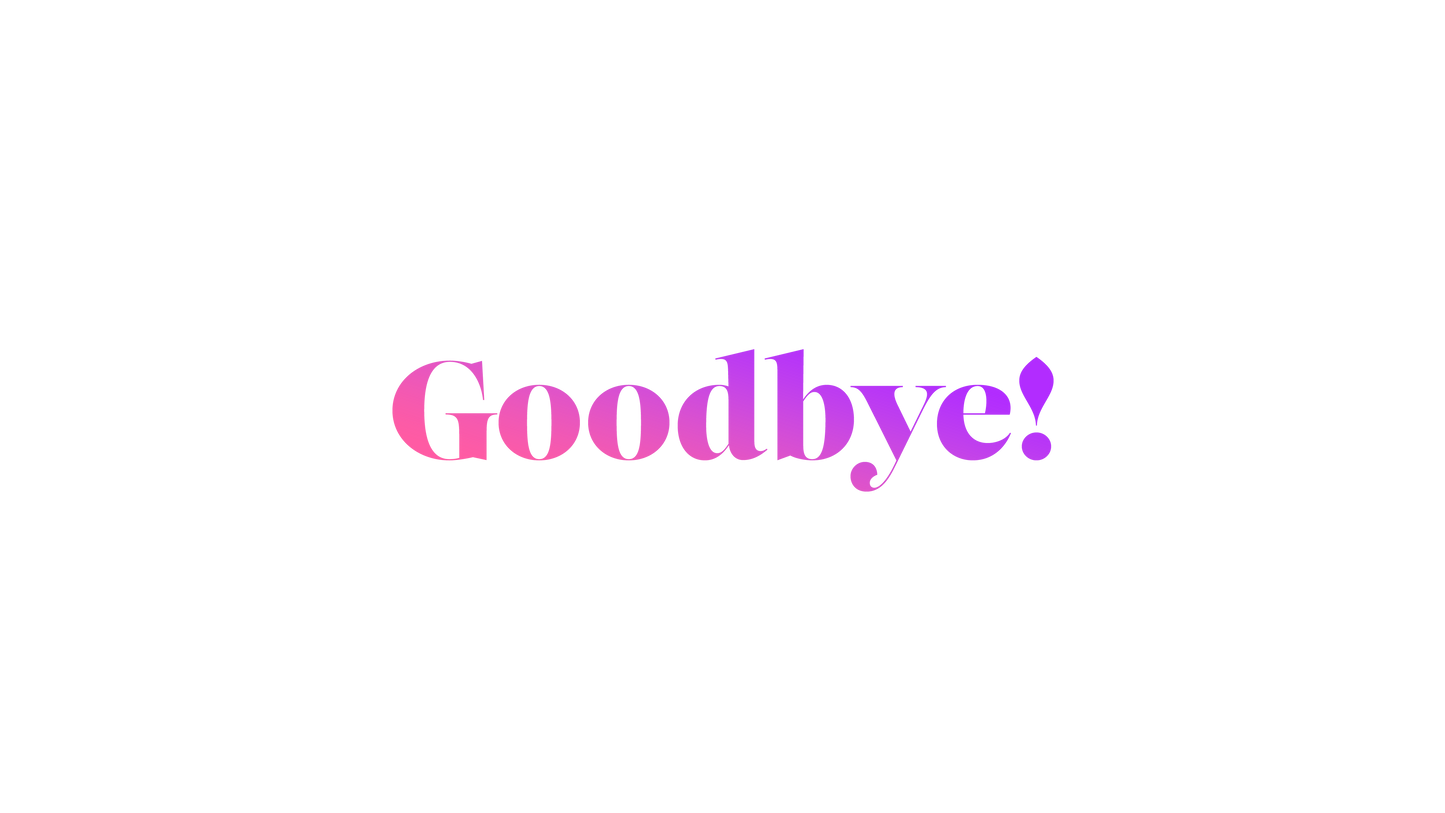 Chromatic Visions Goodbye