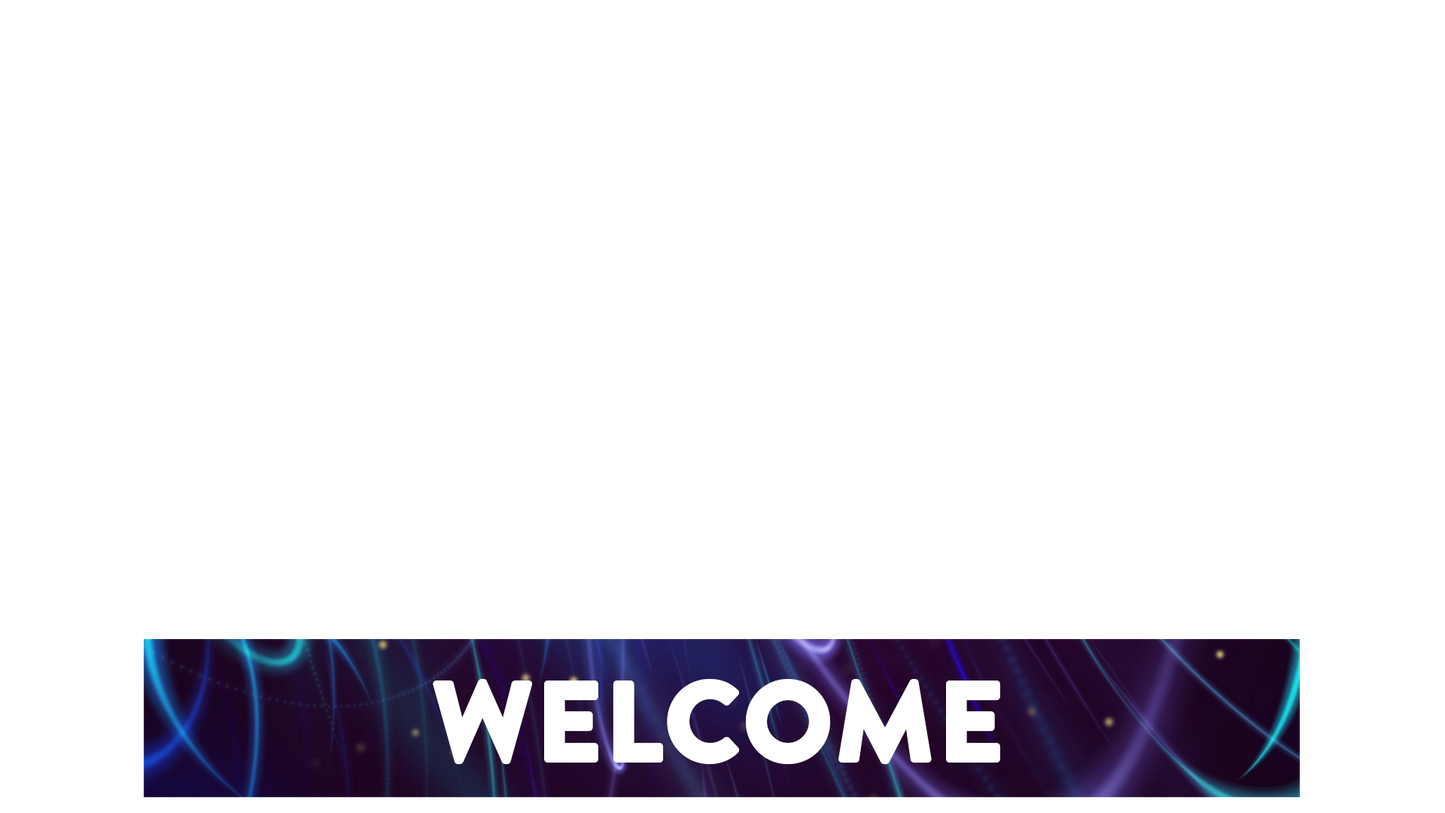 Fractal Glow Lower Third Welcome