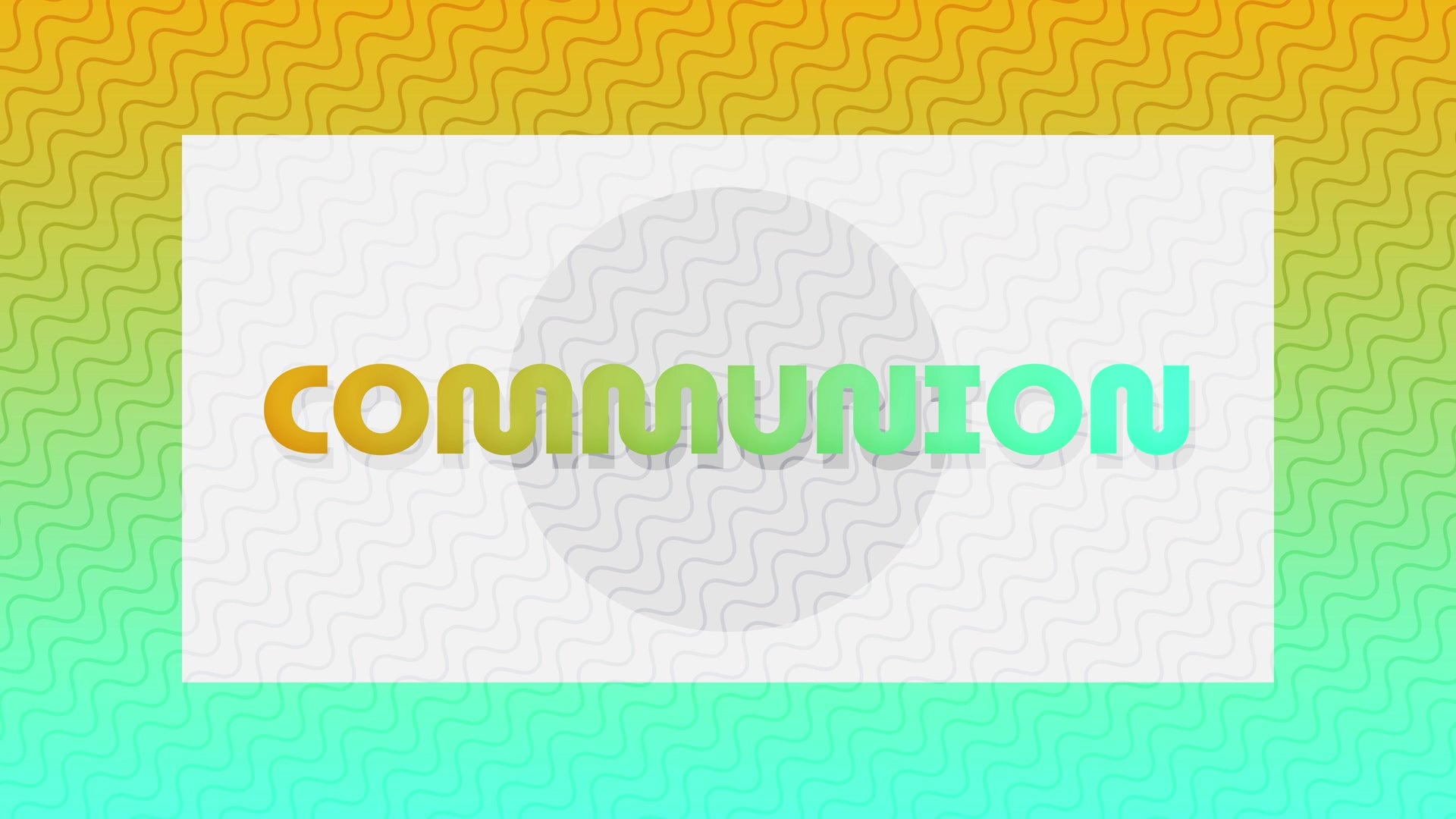 Line Art Communion Motion | Shift Worship
