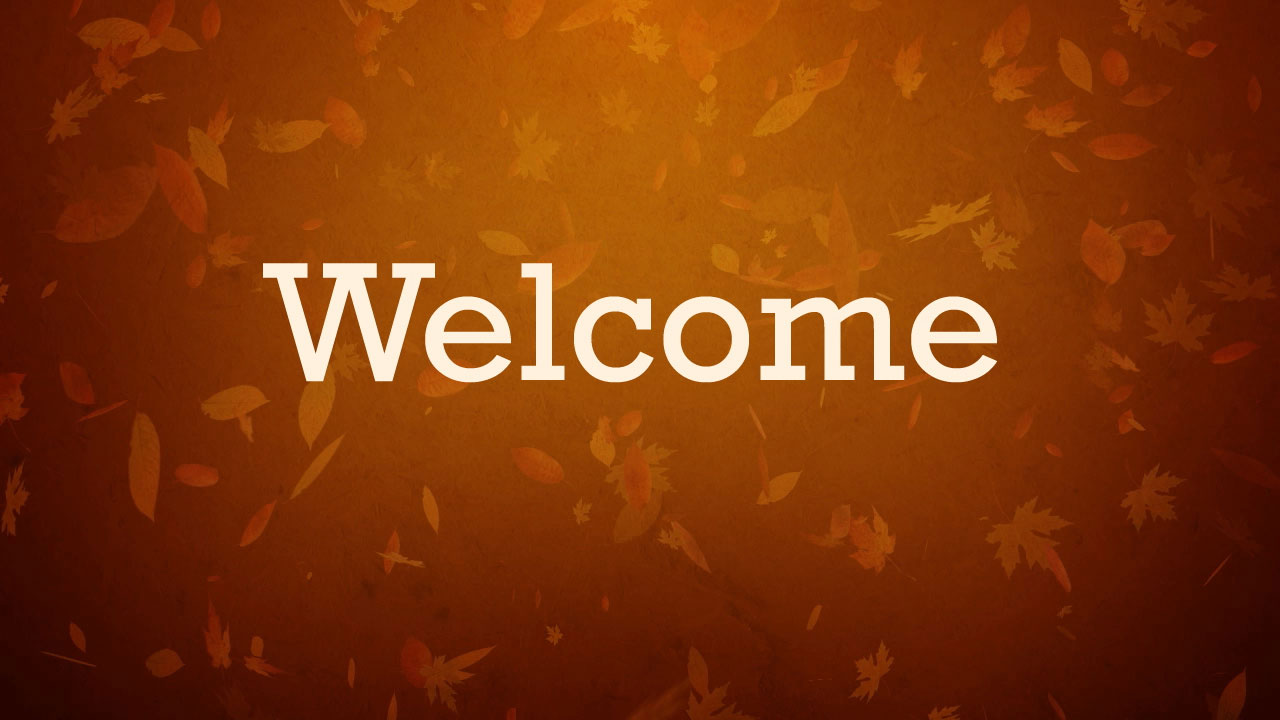 Welcome Leaves PSD