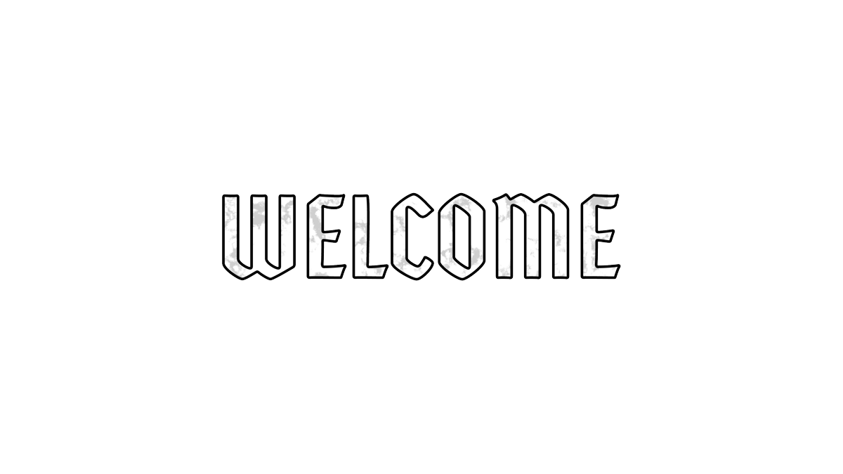 Holy Week Glass Welcome Transparency