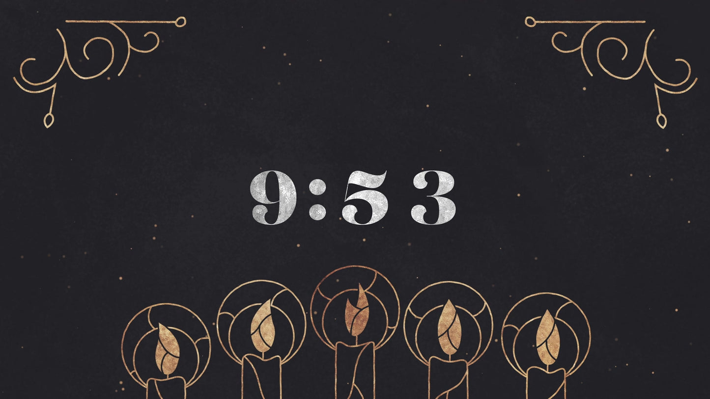 Advent Glitter 10 Min Countdown