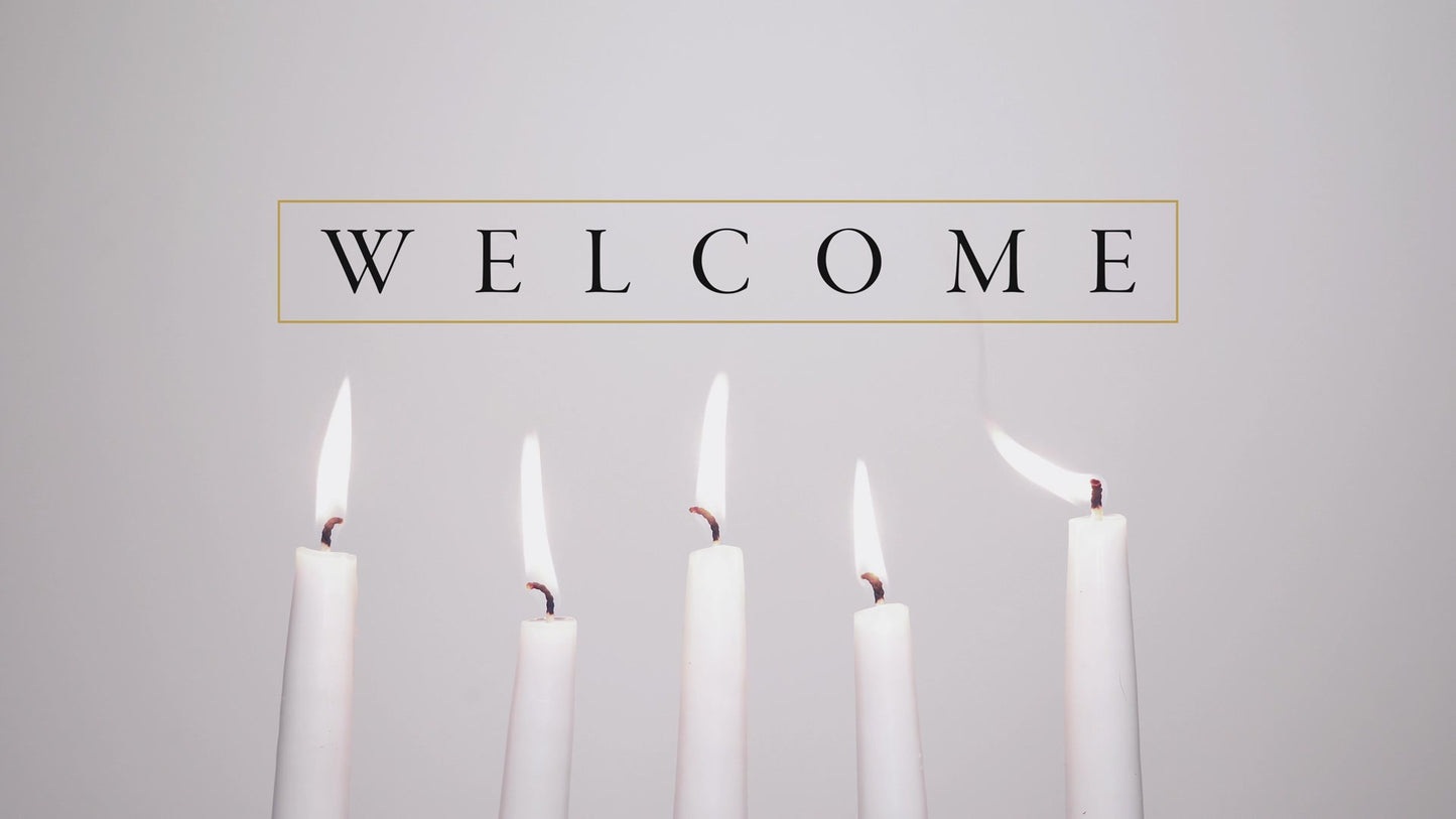 Simple Candles Welcome