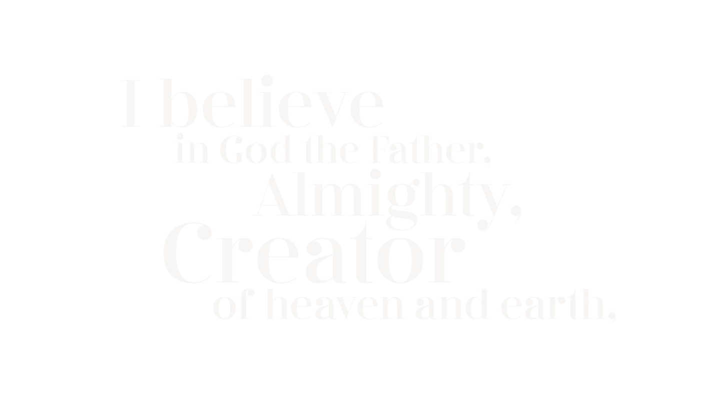 Apostles Creed 1