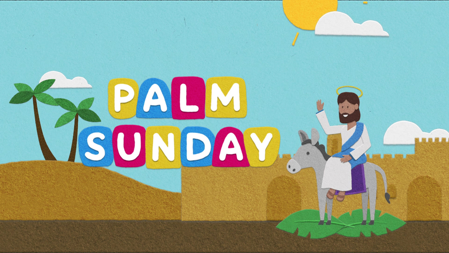 Palm Sunday Flannelgraph Title