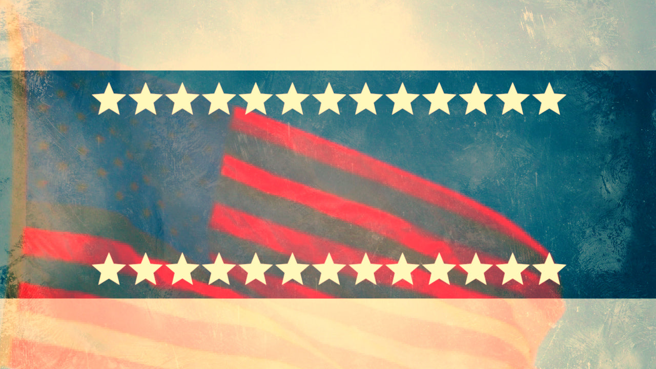 Flag and Stars Still