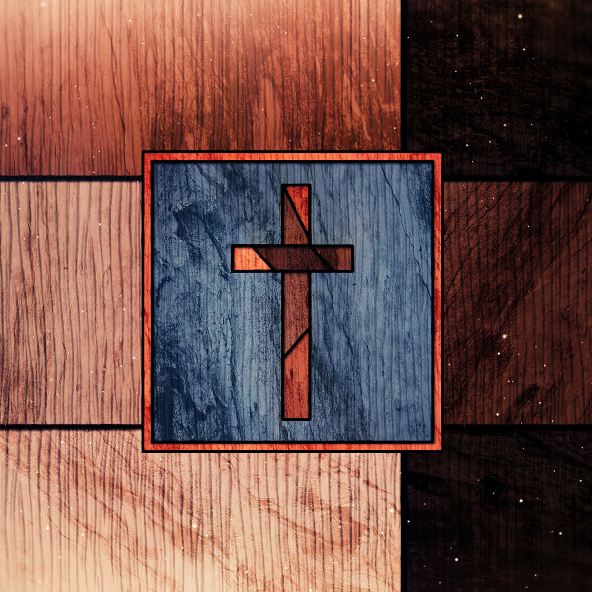 Holy Week Glass Title Blank