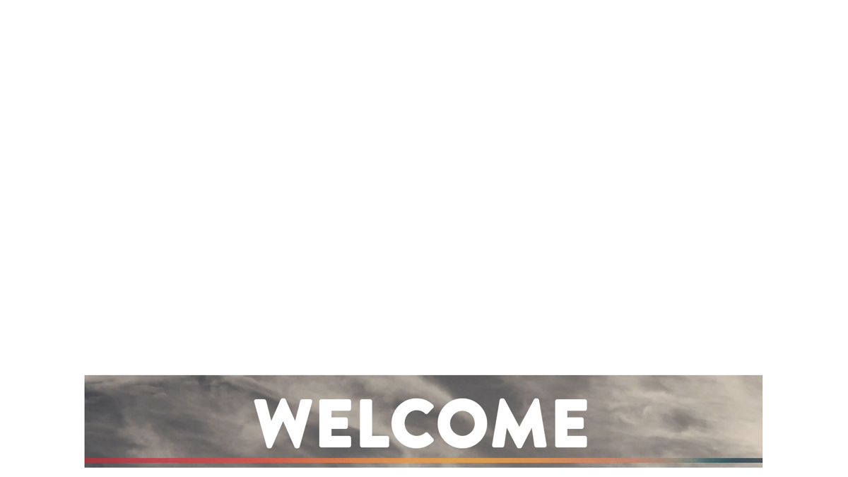 Dream Clouds Lower Third Welcome Transparency