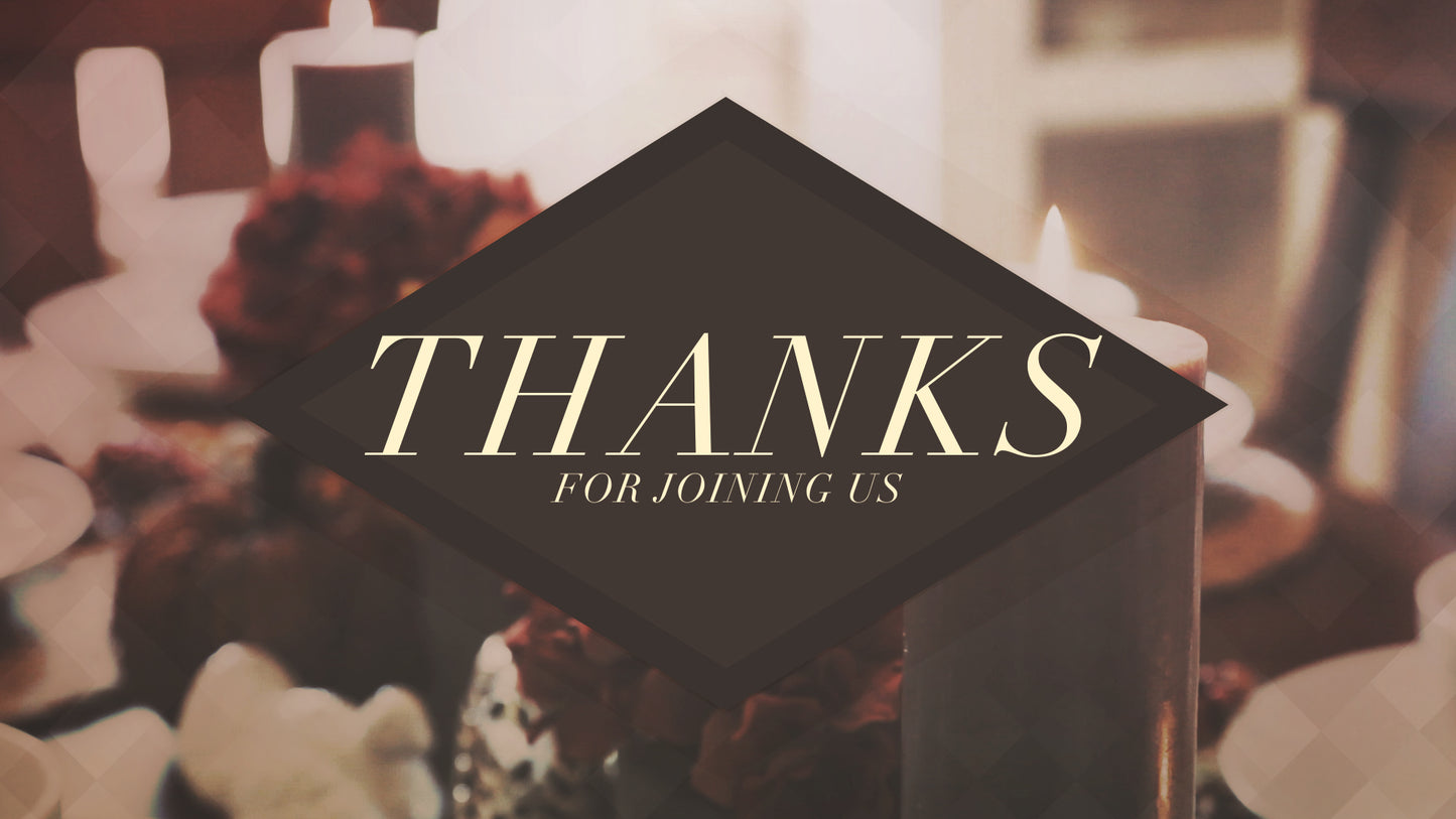 Thanksgiving Table Exit