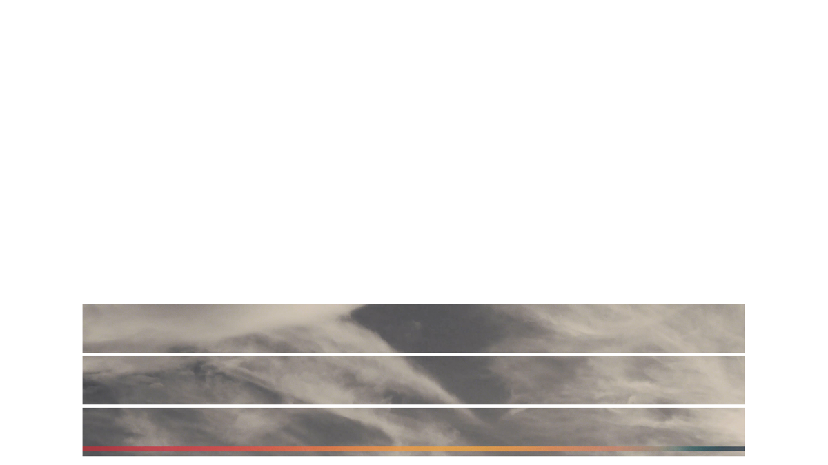 Dream Clouds Lower Third Blank 03 Transparency