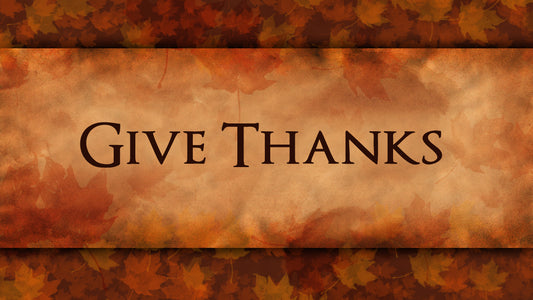 Give Thanks Leaves