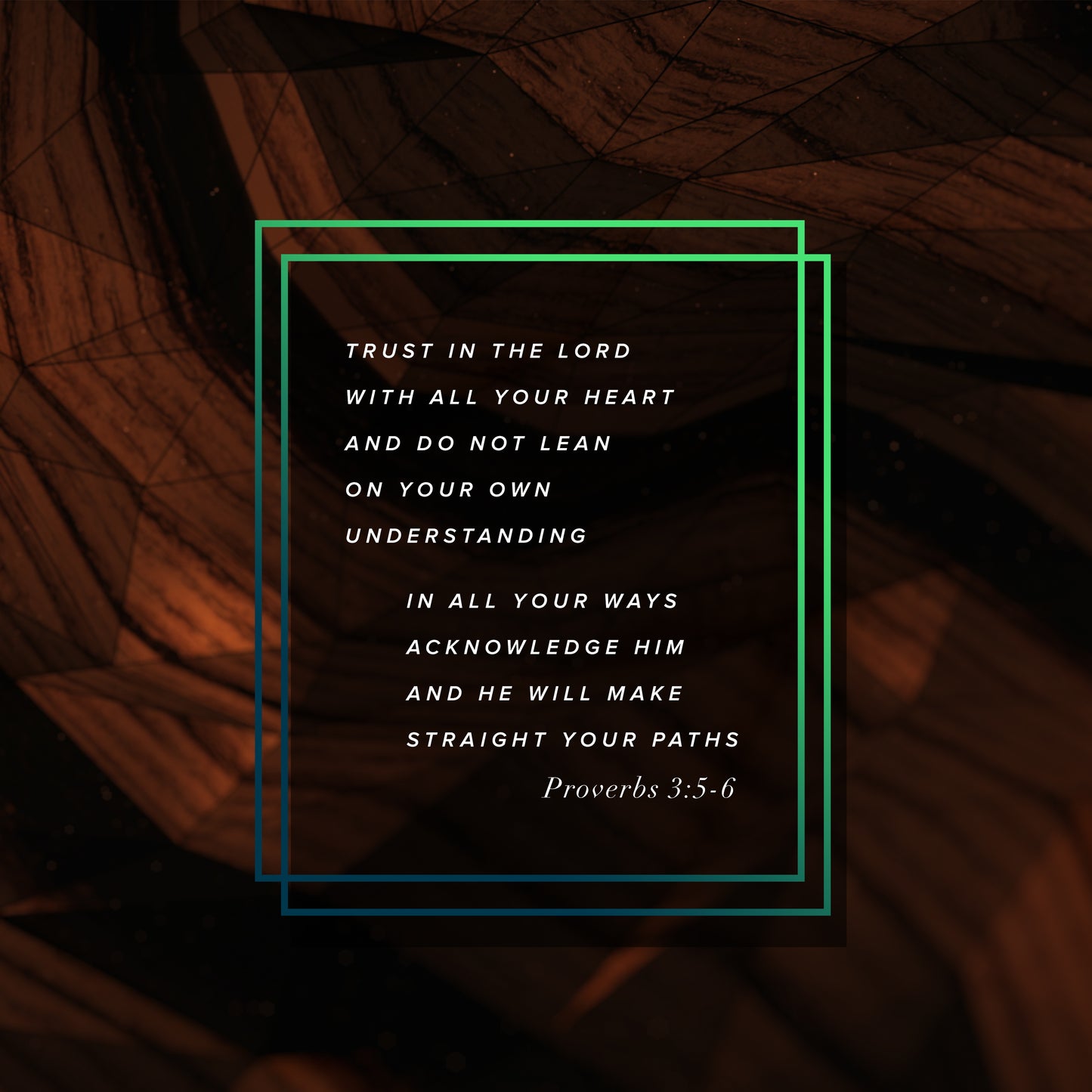 Proverbs 3 5 6