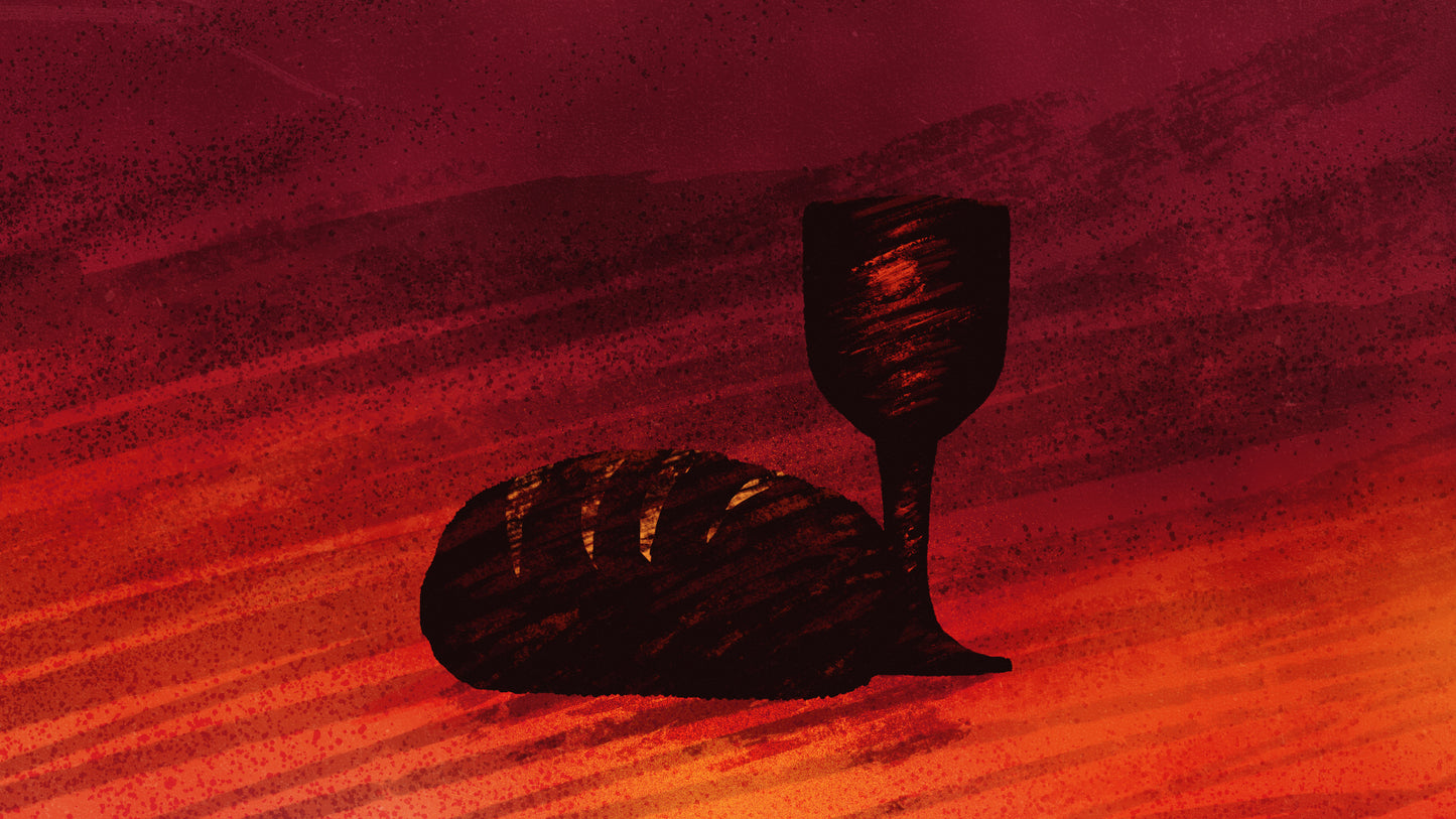 Painted Good Friday Communion Still