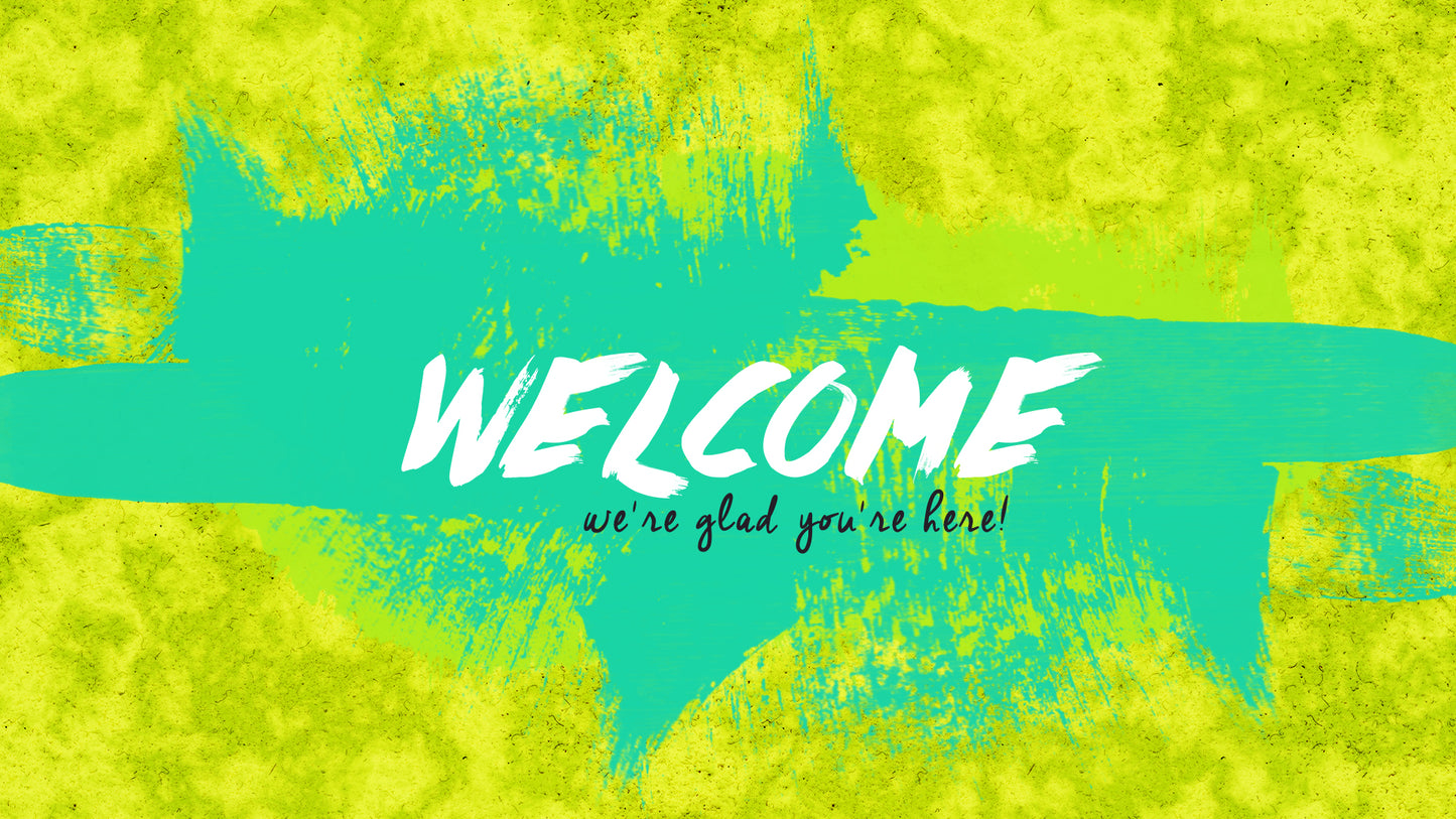 Paint Brush Welcome
