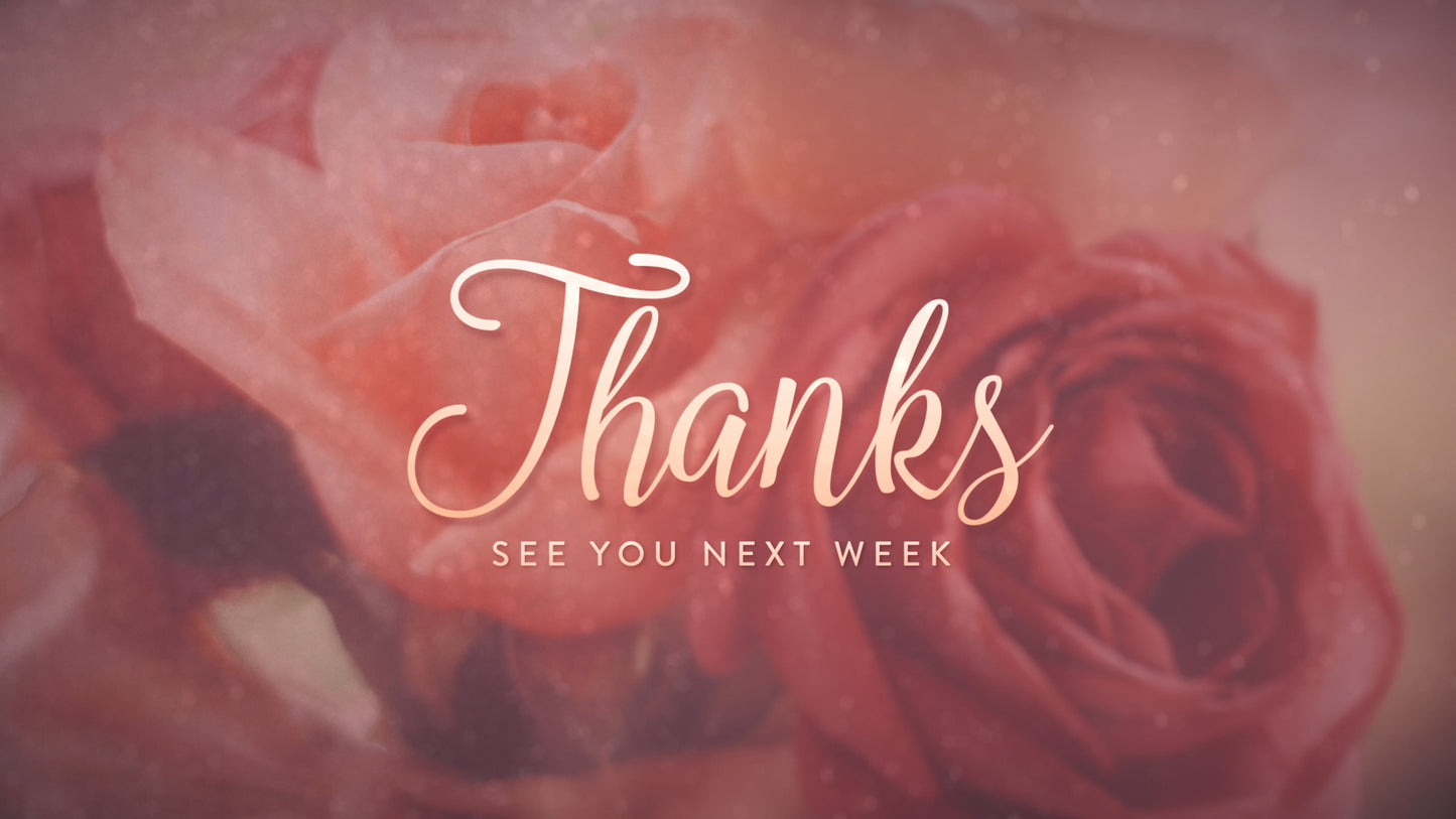 Elegant Flowers Closing Still