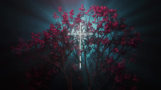 Holy Week 12 Neon Cross