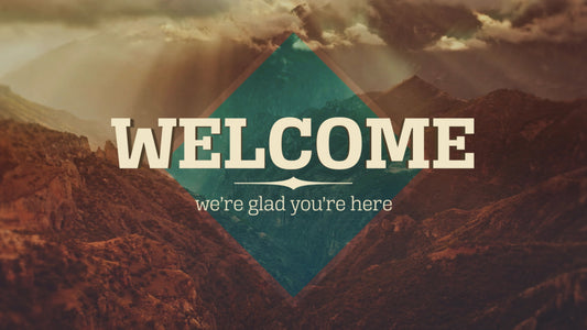 Easter Clouds Welcome Still