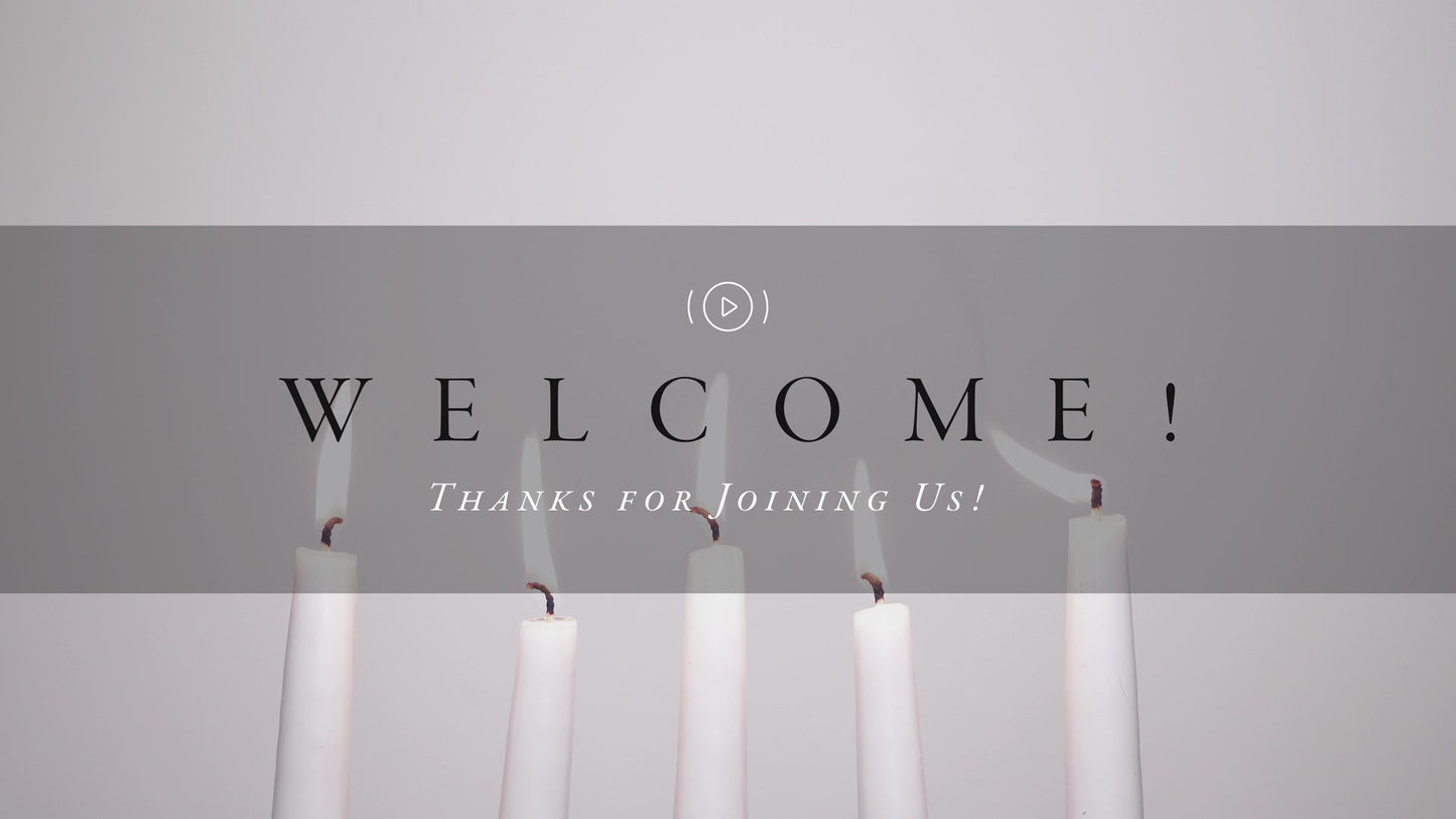 Simple Candles Welcome Stream