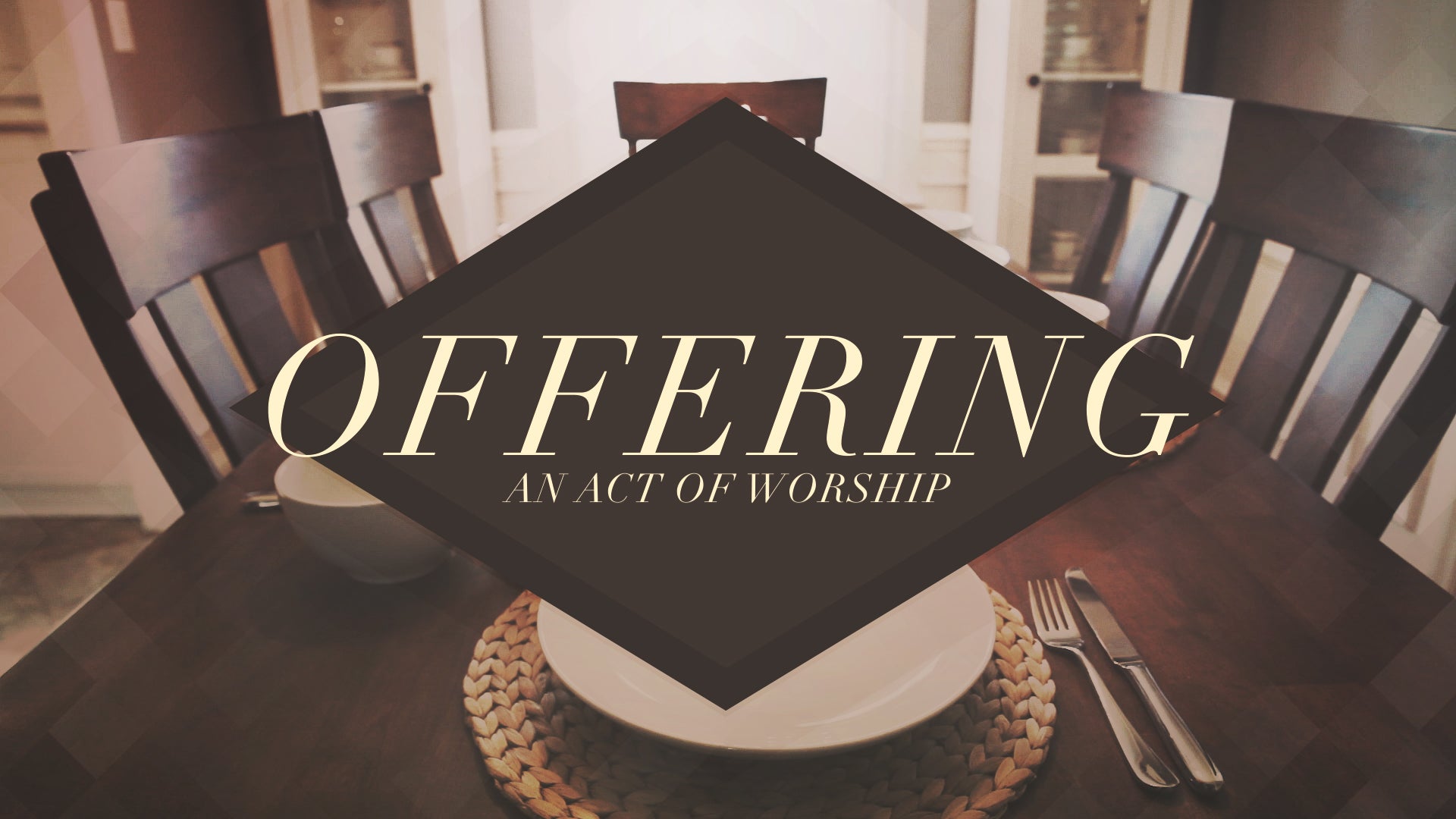Simple Offering Table Thanksgiving Table Offering Still | Shift Worship