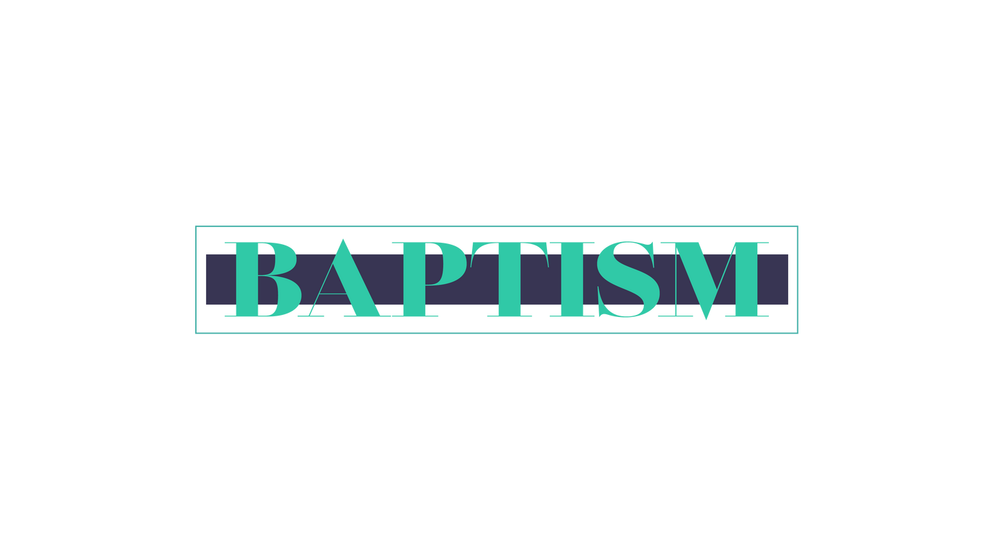 Sand Art Baptism