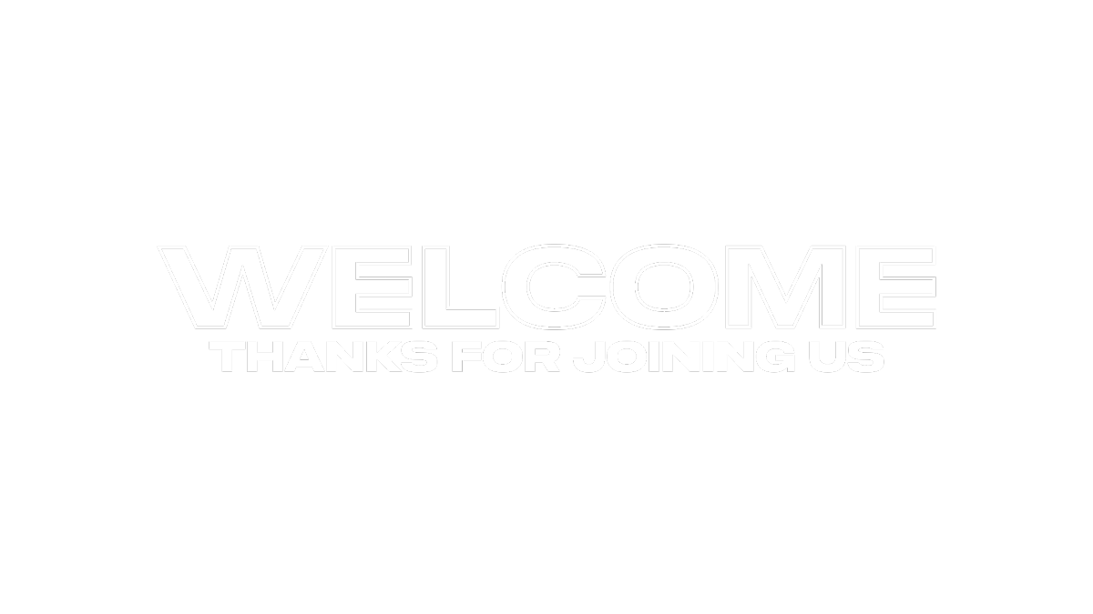 Faded Light Welcome | Transparent Text Layer | Shift Worship