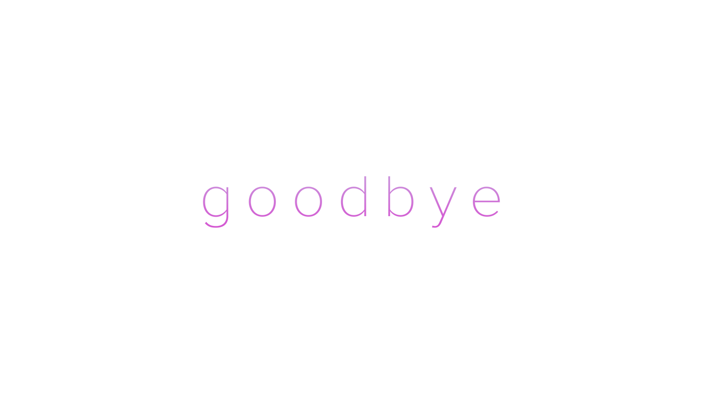 Bloom Goodbye